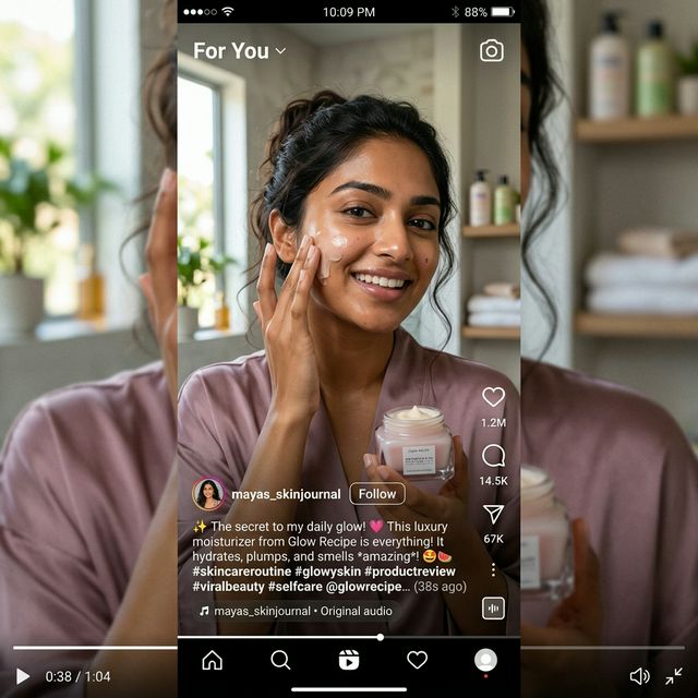 Viral Skincare Reel